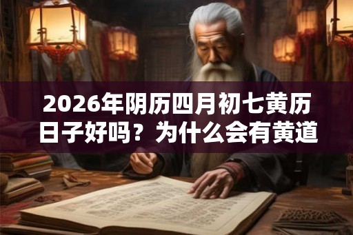 2026年阴历四月初七黄历日子好吗？为什么会有黄道吉日？