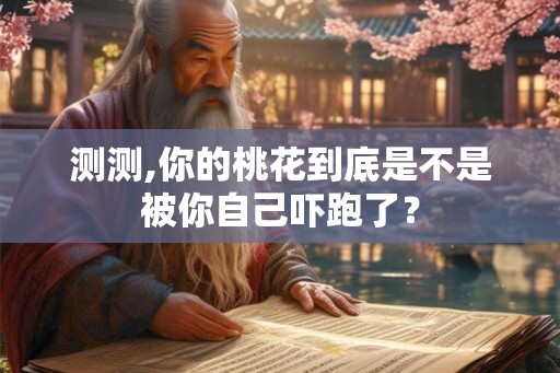 测测,你的桃花到底是不是被你自己吓跑了? 测测,你的桃花到底是不是被你自己吓跑了?