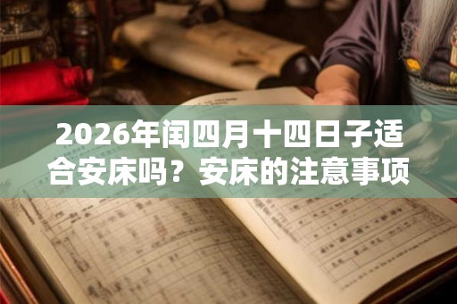 2026年闰四月十四日子适合安床吗？安床的注意事项？