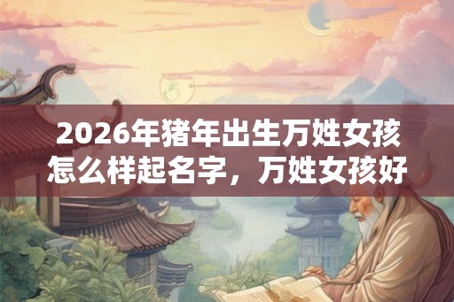 2026年猪年出生万姓女孩怎么样起名字，万姓女孩好名推荐