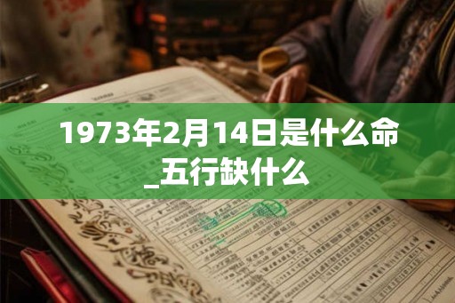 1973年2月14日是什么命_五行缺什么