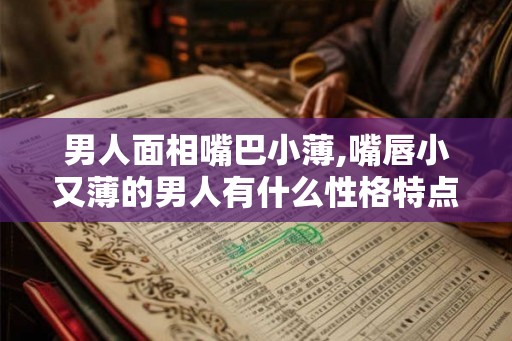 男人面相嘴巴小薄,嘴唇小又薄的男人有什么性格特点