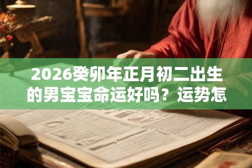 2026癸卯年正月初二出生的男宝宝命运好吗？运势怎么样