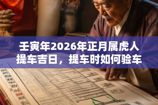壬寅年2026年正月属虎人提车吉日，提车时如何验车？