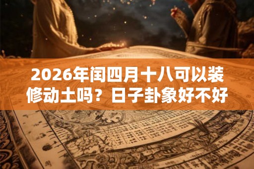 2026年闰四月十八可以装修动土吗?日子卦象好不好? 2026年闰四月十八可以装修动土吗?日子卦象好不好?
