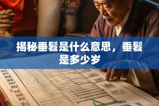揭秘垂髫是什么意思，垂髫是多少岁