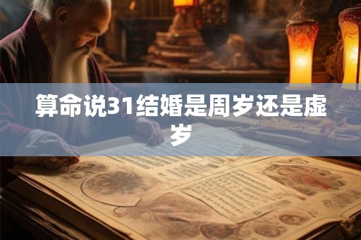 算命说31结婚是周岁还是虚岁
