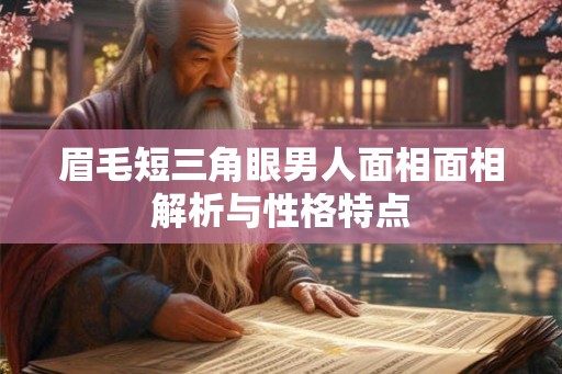 眉毛短三角眼男人面相面相解析与性格特点