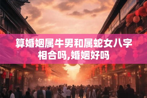 算婚姻属牛男和属蛇女八字相合吗,婚姻好吗