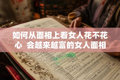 如何从面相上看女人花不花心  会越来越富的女人面相