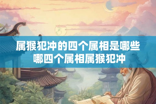 属猴犯冲的四个属相是哪些 哪四个属相属猴犯冲