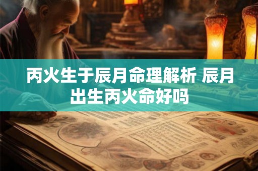 丙火生于辰月命理解析 辰月出生丙火命好吗 丙火生于辰月命理解析 辰月出生丙火命好吗