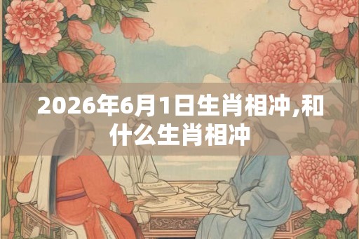 2026年6月1日生肖相冲,和什么生肖相冲