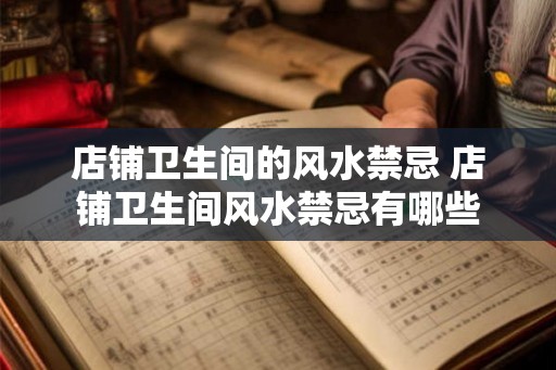 店铺卫生间的风水禁忌 店铺卫生间风水禁忌有哪些
