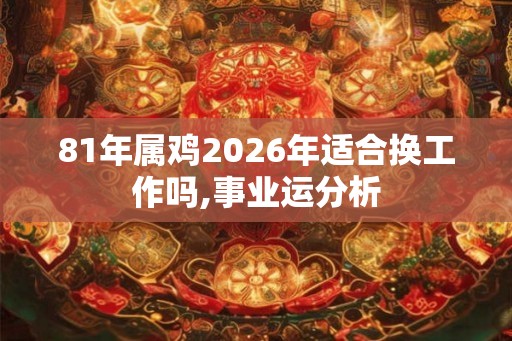 81年属鸡2026年适合换工作吗,事业运分析