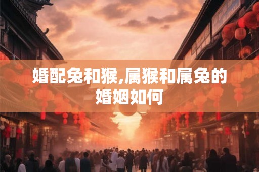 婚配兔和猴,属猴和属兔的婚姻如何