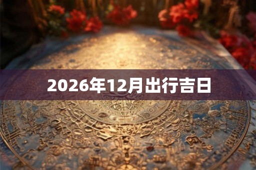 2026年12月出行吉日