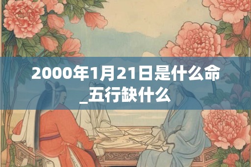 2000年1月21日是什么命_五行缺什么 2000年1月21日是什么命_五行缺什么
