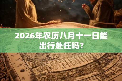 2026年农历八月十一日能出行赴任吗？