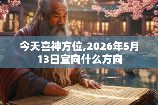 今天喜神方位,2026年5月13日宜向什么方向