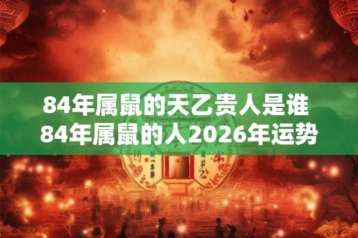 84年属鼠的天乙贵人是谁 84年属鼠的人2026年运势如何