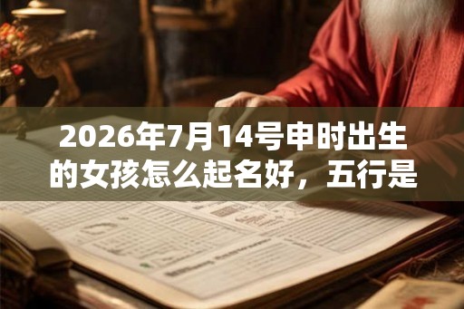 2026年7月14号申时出生的女孩怎么起名好，五行是什么？