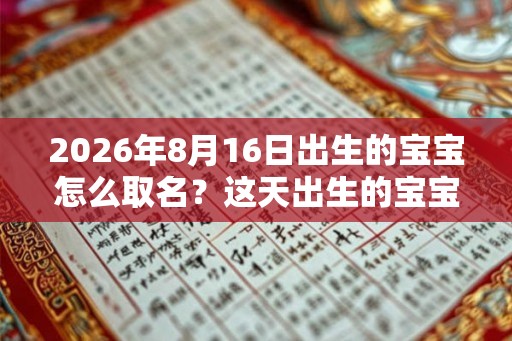 2026年8月16日出生的宝宝怎么取名？这天出生的宝宝好吗？