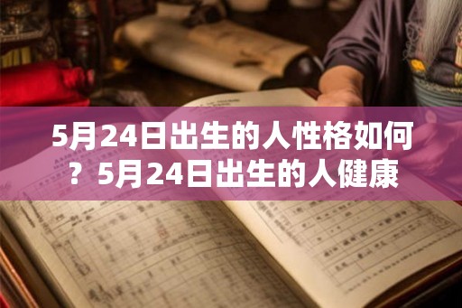 5月24日出生的人性格如何？5月24日出生的人健康