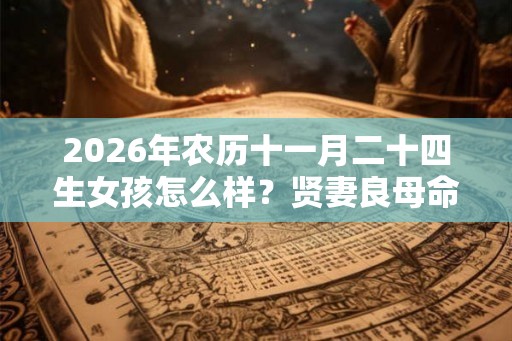 2026年农历十一月二十四生女孩怎么样?贤妻良母命吗? 2026年农历十一月二十四生女孩怎么样?贤妻良母命吗?