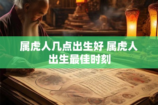 属虎人几点出生好 属虎人出生最佳时刻