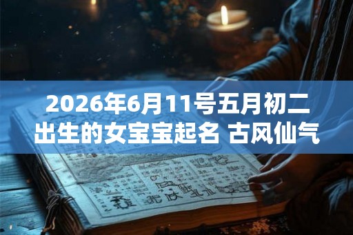 2026年6月11号五月初二出生的女宝宝起名 古风仙气 2026年6月11号五月初二出生的女宝宝起名 古风仙气