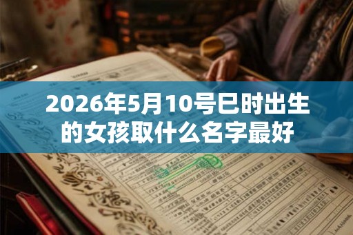 2026年5月10号巳时出生的女孩取什么名字最好