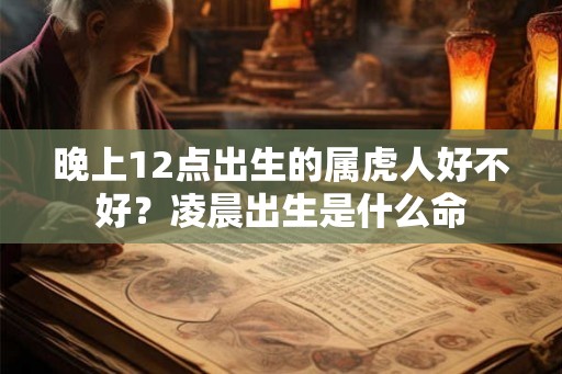 晚上12点出生的属虎人好不好？凌晨出生是什么命