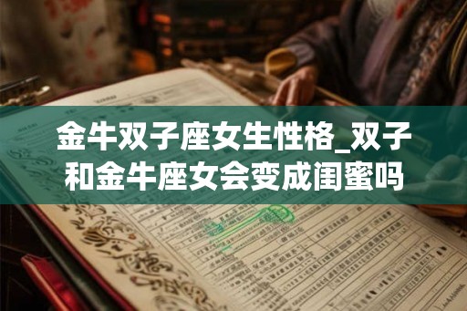 金牛双子座女生性格_双子和金牛座女会变成闺蜜吗