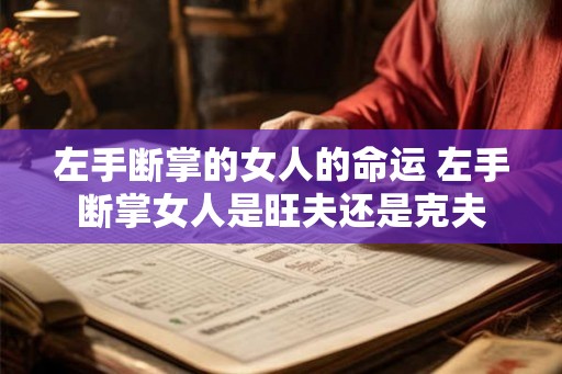 左手断掌的女人的命运 左手断掌女人是旺夫还是克夫