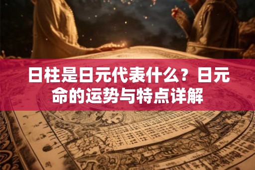 日柱是日元代表什么？日元命的运势与特点详解