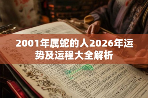 2001年属蛇的人2026年运势及运程大全解析