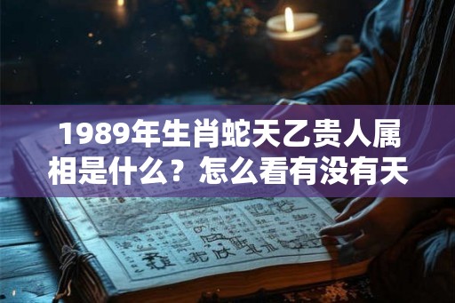 1989年生肖蛇天乙贵人属相是什么？怎么看有没有天乙贵人？