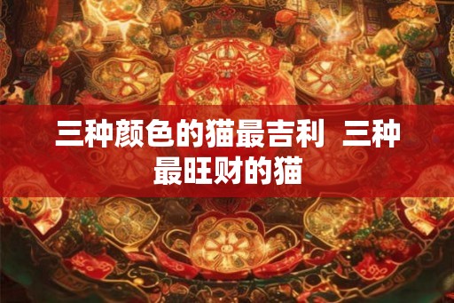 三种颜色的猫最吉利 三种最旺财的猫 三种颜色的猫最吉利 三种最旺财的猫