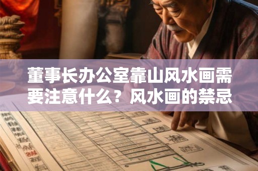 董事长办公室靠山风水画需要注意什么？风水画的禁忌有哪些？