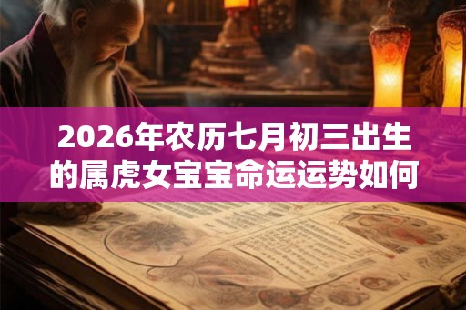 2026年农历七月初三出生的属虎女宝宝命运运势如何? 2026年农历七月初三出生的属虎女宝宝命运运势如何?