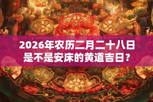 2026年农历二月二十八日是不是安床的黄道吉日? 2026年农历二月二十八日是不是安床的黄道吉日?