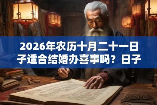 2026年农历十月二十一日子适合结婚办喜事吗？日子好吗？
