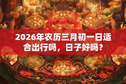 2026年农历三月初一日适合出行吗，日子好吗？