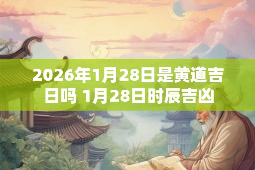 2026年1月28日是黄道吉日吗 1月28日时辰吉凶