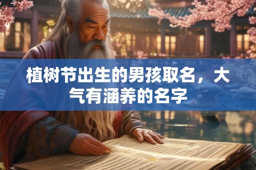 植树节出生的男孩取名，大气有涵养的名字