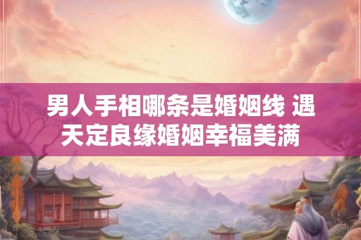 男人手相哪条是婚姻线 遇天定良缘婚姻幸福美满