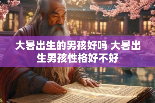 大暑出生的男孩好吗 大暑出生男孩性格好不好 大暑出生的男孩好吗 大暑出生男孩性格好不好