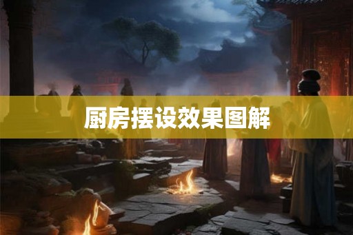 厨房摆设效果图解