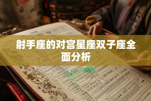 射手座的对宫星座双子座全面分析 射手座的对宫星座双子座全面分析